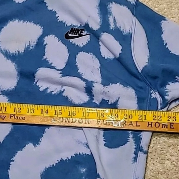 Nike Men's Blue Patterned Sweater Medium - Picture 8 of 13